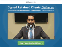 Tablet Screenshot of legalfunnel.com